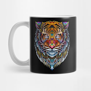 Tiger Face Viking Mandala Mug